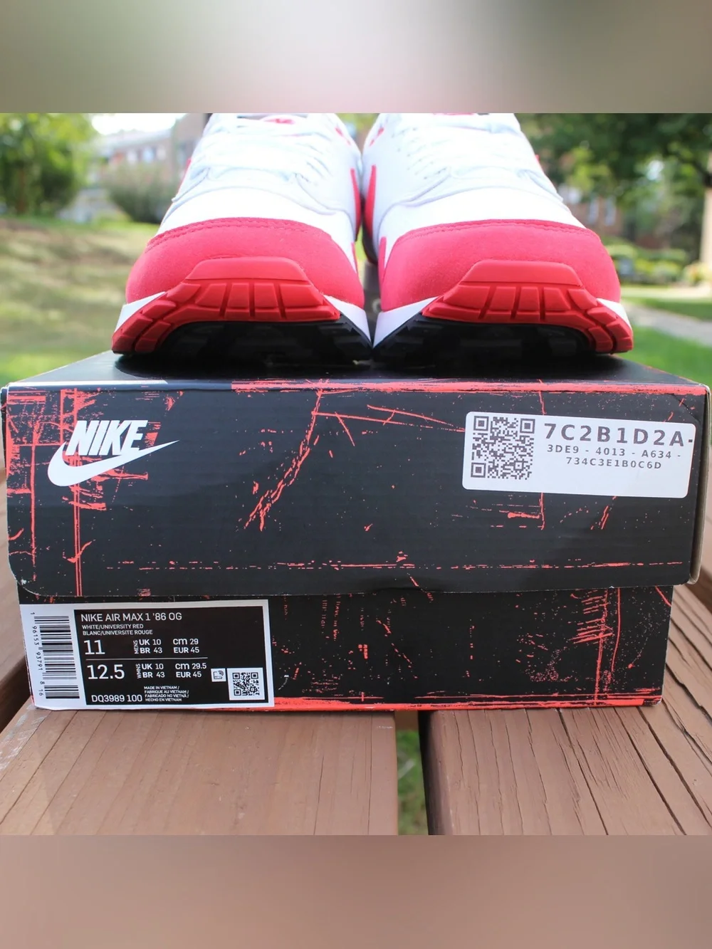 Nike Men's Air Max 1 '86 OG 'Big Bubble - Red' Sneakers Sz 11